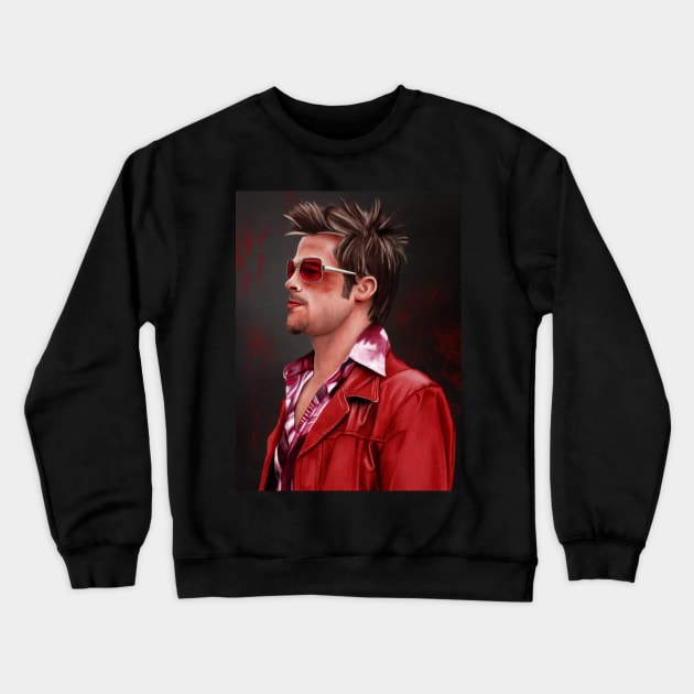 Tyler Durden Crewneck Sweatshirt by SanFernandez